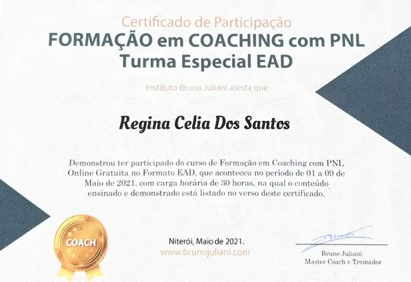 Certificado: Ri-Comincio da Me